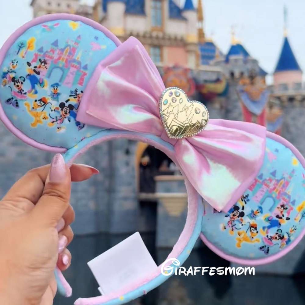 Disney Disneyland 70th Anniversary Stoney Clover Lane Minnie Ears Headband NEW